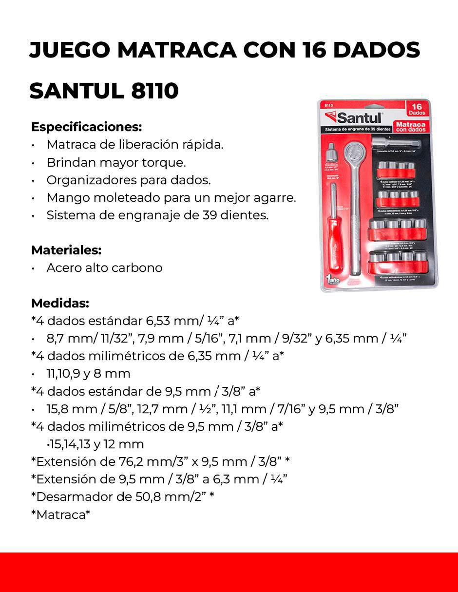 Matraca de doble cuadro 1/2 pulgada 6