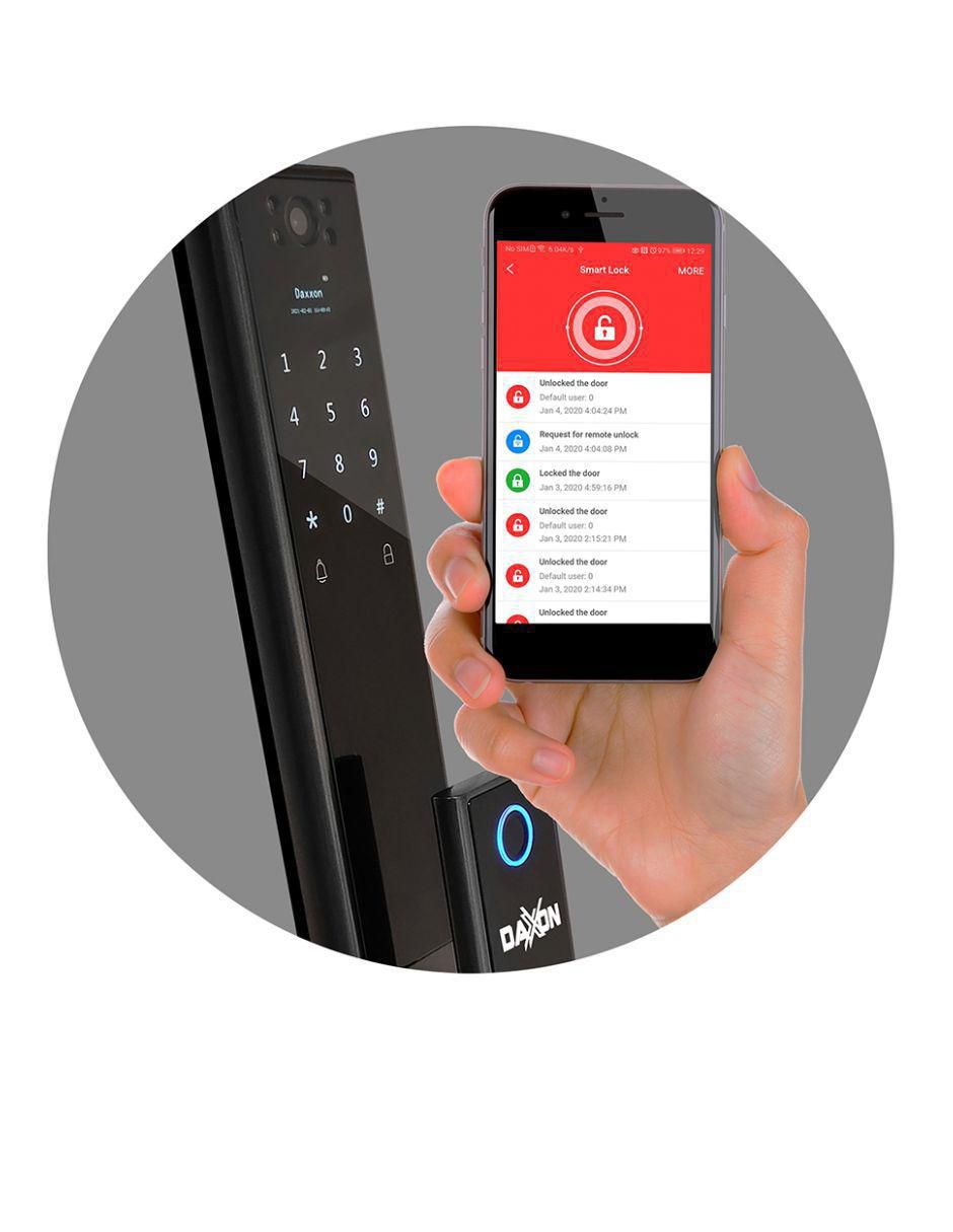Cerradura inteligente para empotrar X10 Plus Cam de combinación 3