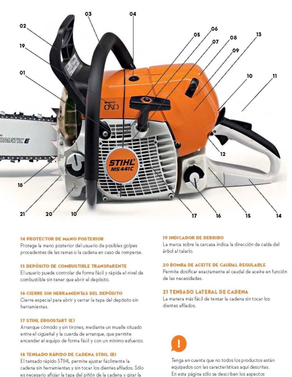 Motosierra a gasolina MS170 2