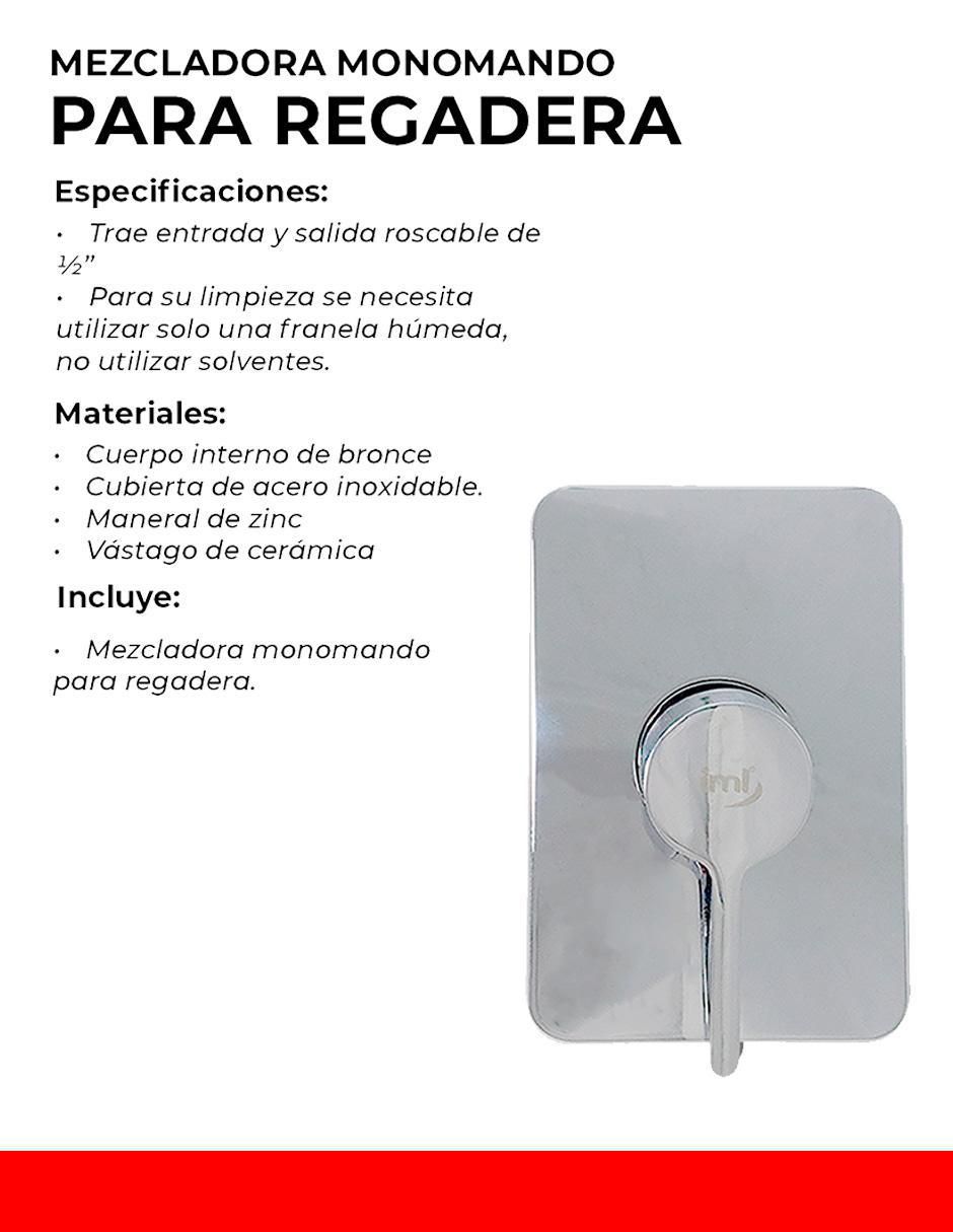 Monomando para regadera 6