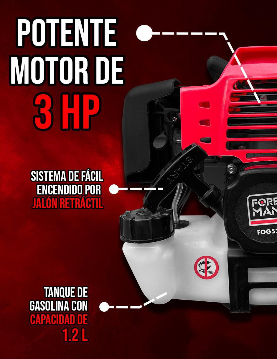 Desbrozadora a gasolina de hilo o cuchilla FOG52 5