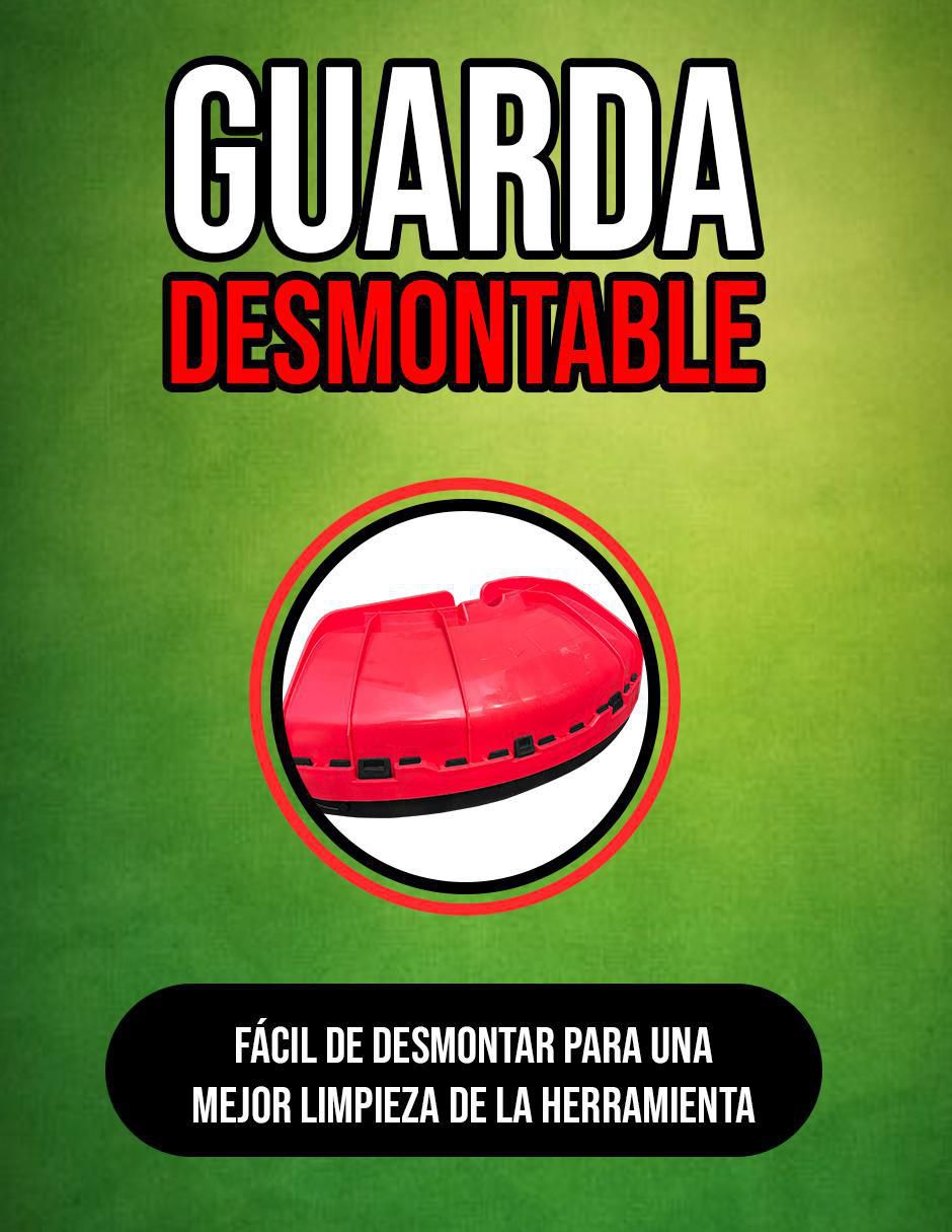 Desbrozadora a gasolina de hilo o cuchilla FOG52 6