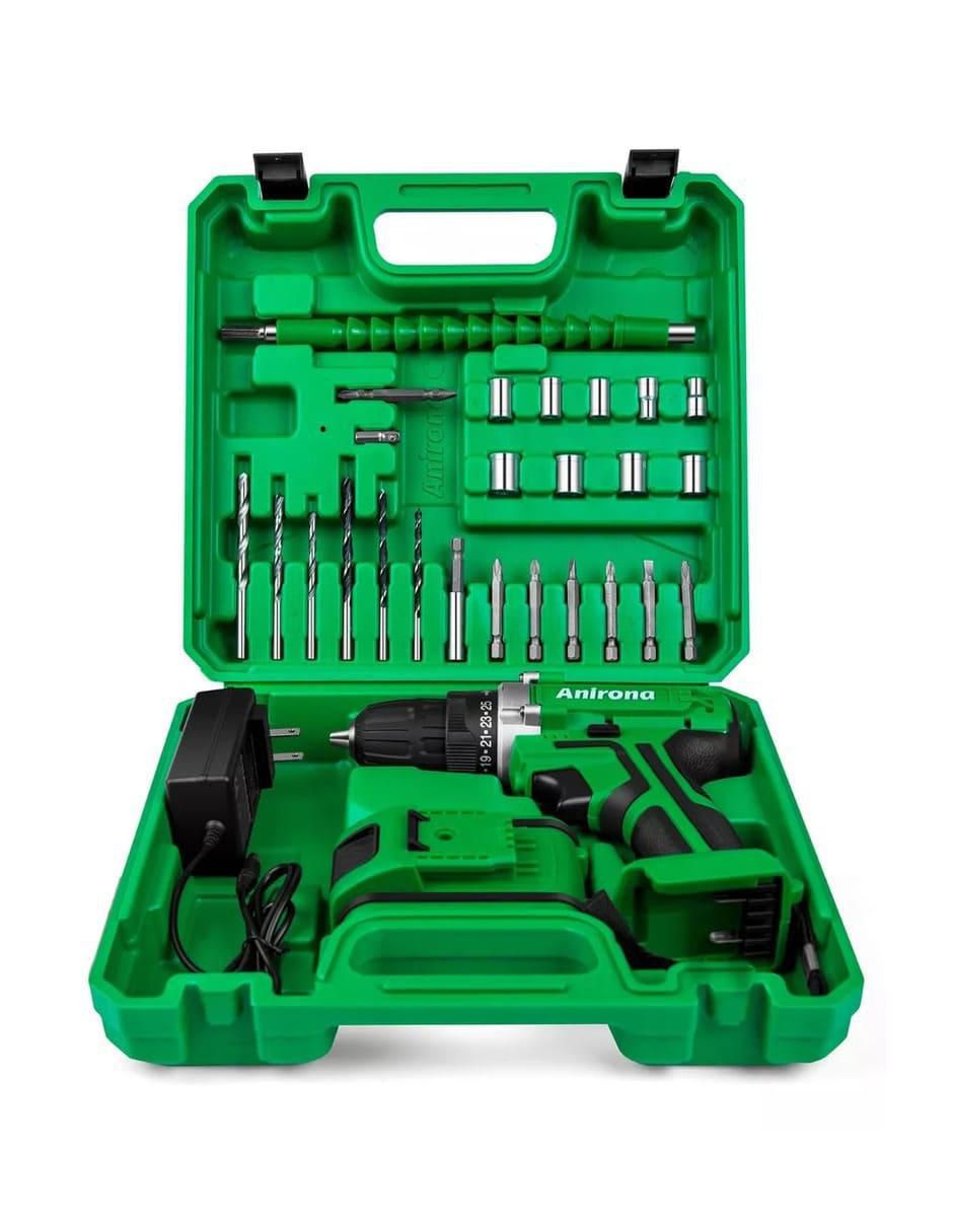 Set taladro atornillador inalámbrico genérico de 20 V 2