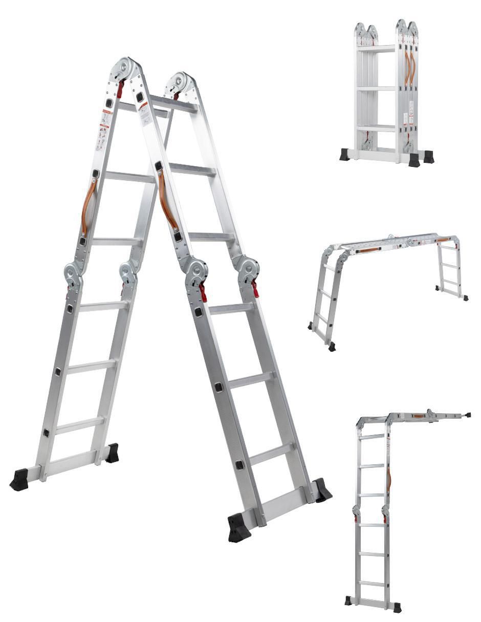 Escalera multipropósito de aluminio 2