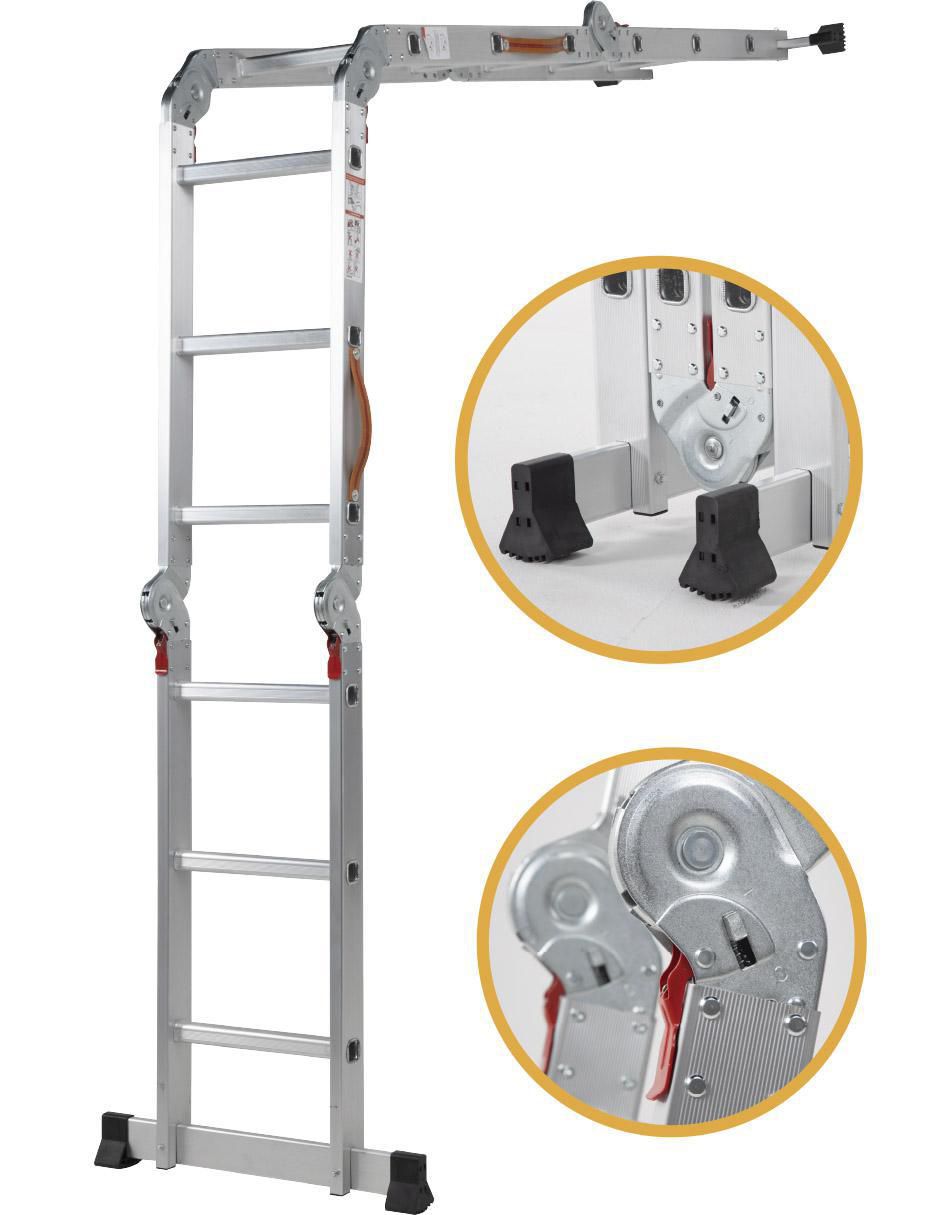 Escalera multipropósito de aluminio 3
