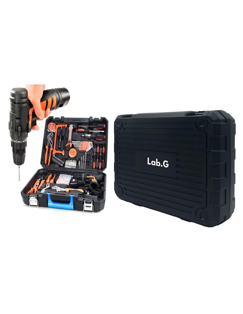 Kit taladro y herramienta manual inalámbrico genérico de 16.6 V 4