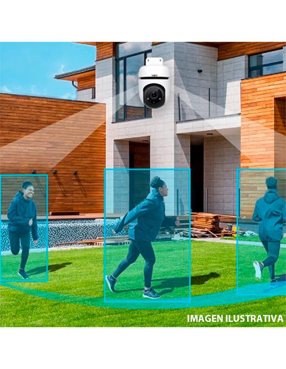 Cámara Wi-Fi de seguridad inalámbrica Full HD 360° con capacidad para grabar para exterior 4