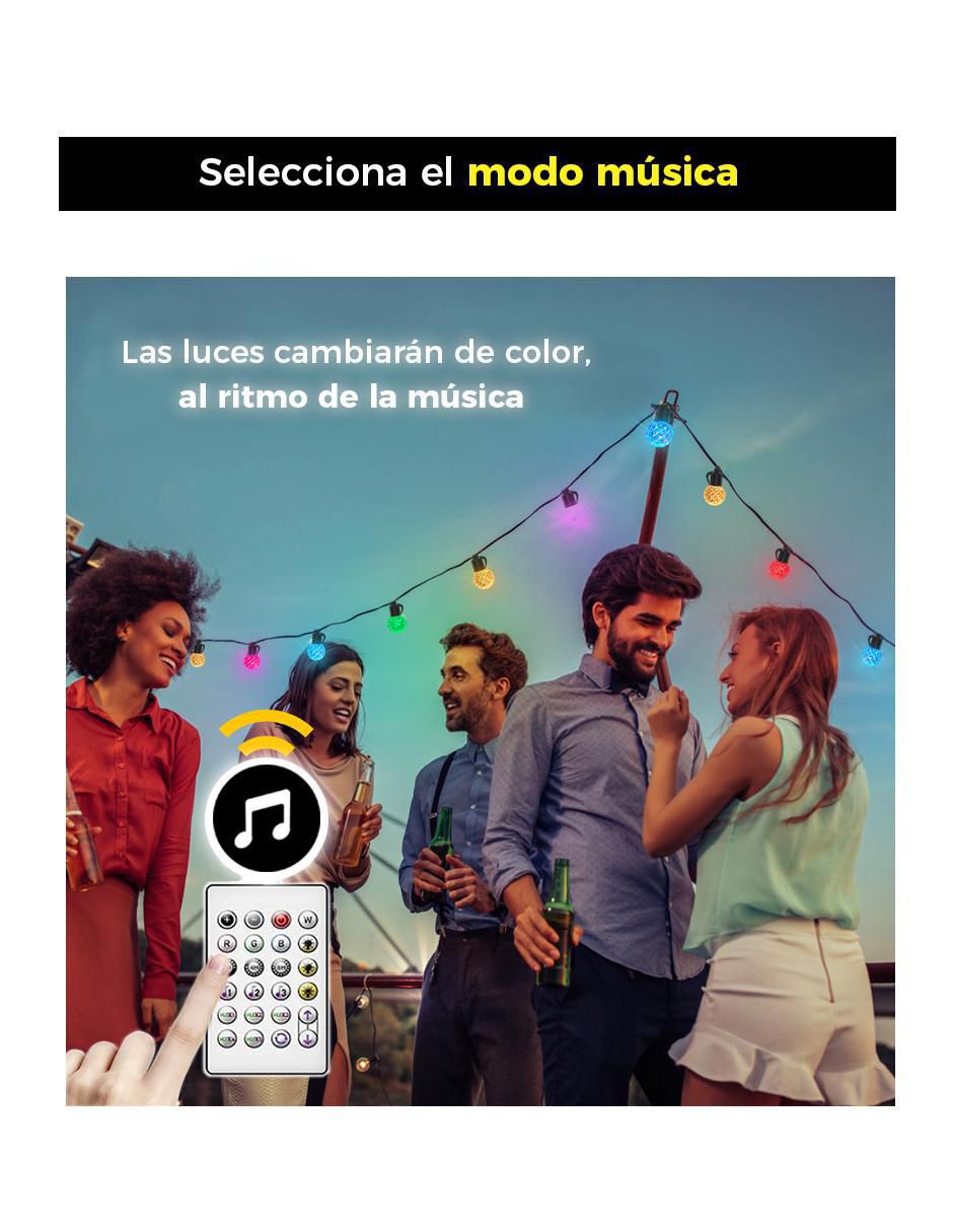 Serie de focos LED DY-BWSL11 con 25 focos 5