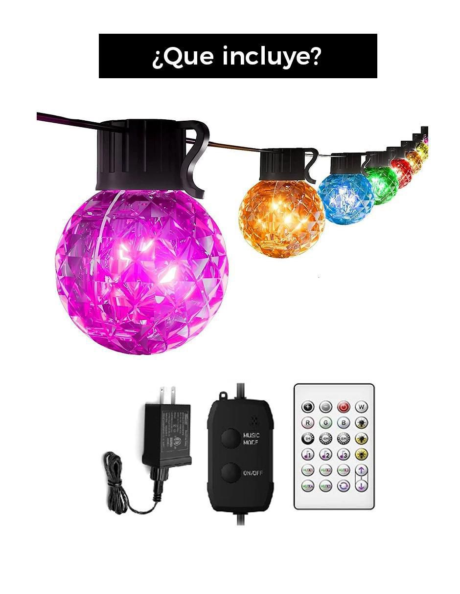 Serie de focos LED DY-BWSL11 con 25 focos 8