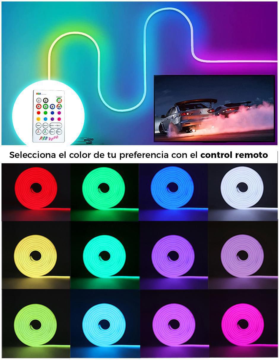 Tira Led Neón Flex WIFI Multicolor Audiorítmica 5 metros DOSYU DY-PL03-WIFI