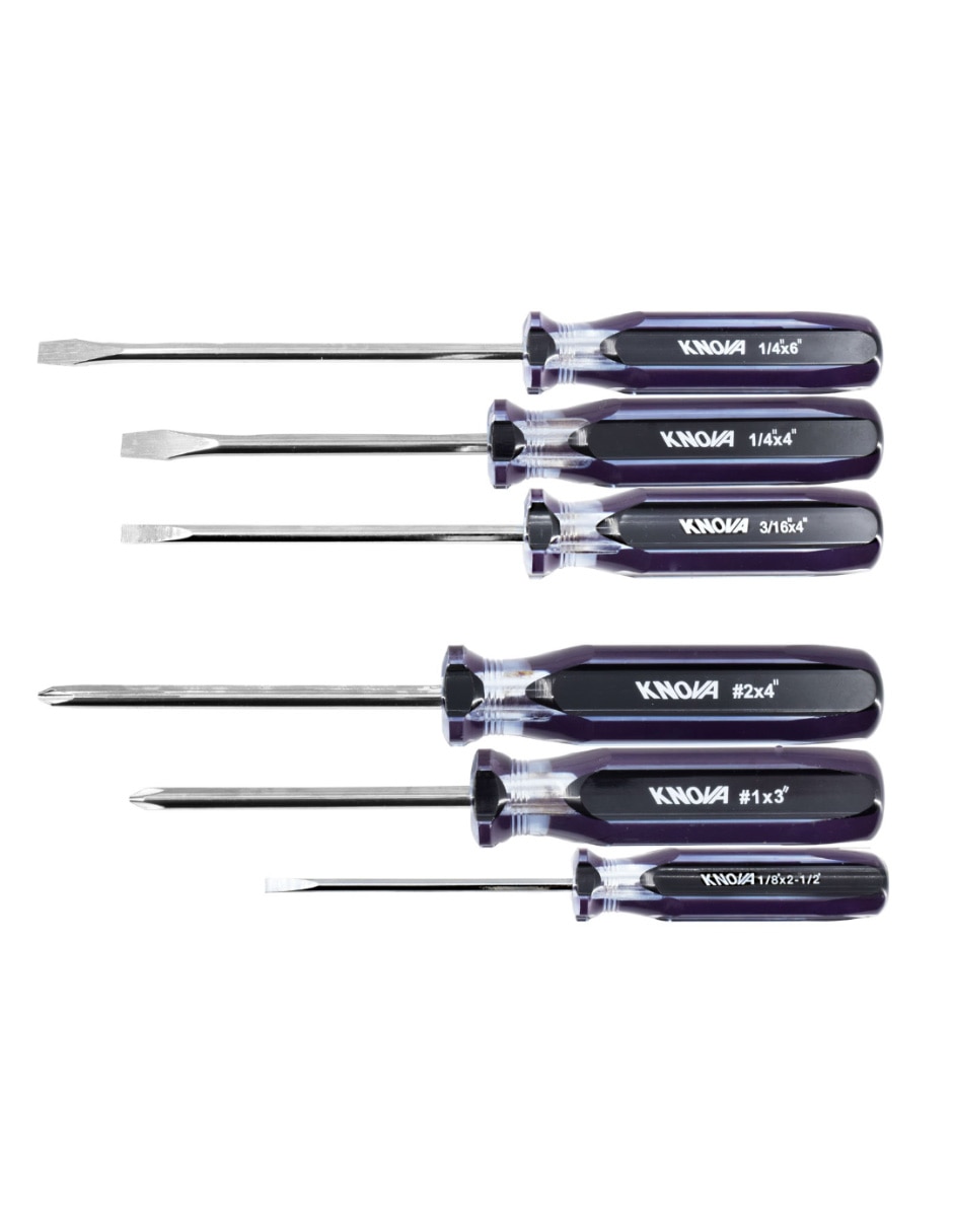 Set de desarmadores KN 9500-06 6 piezas