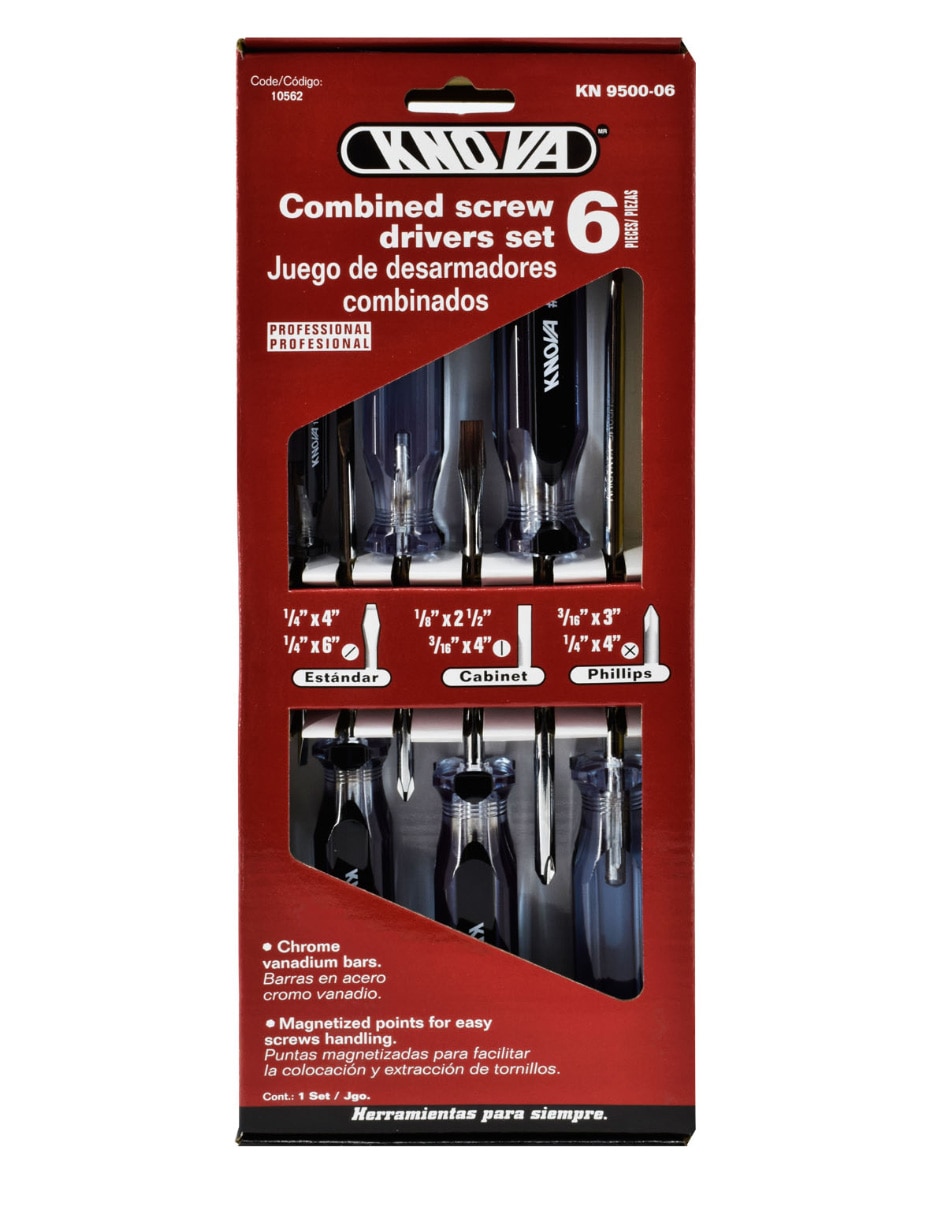 Set de desarmadores KN 9500-06 6 piezas 2
