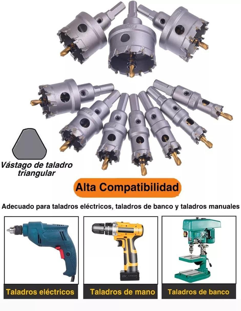 Juego de brocas para metal con 10 piezas 2