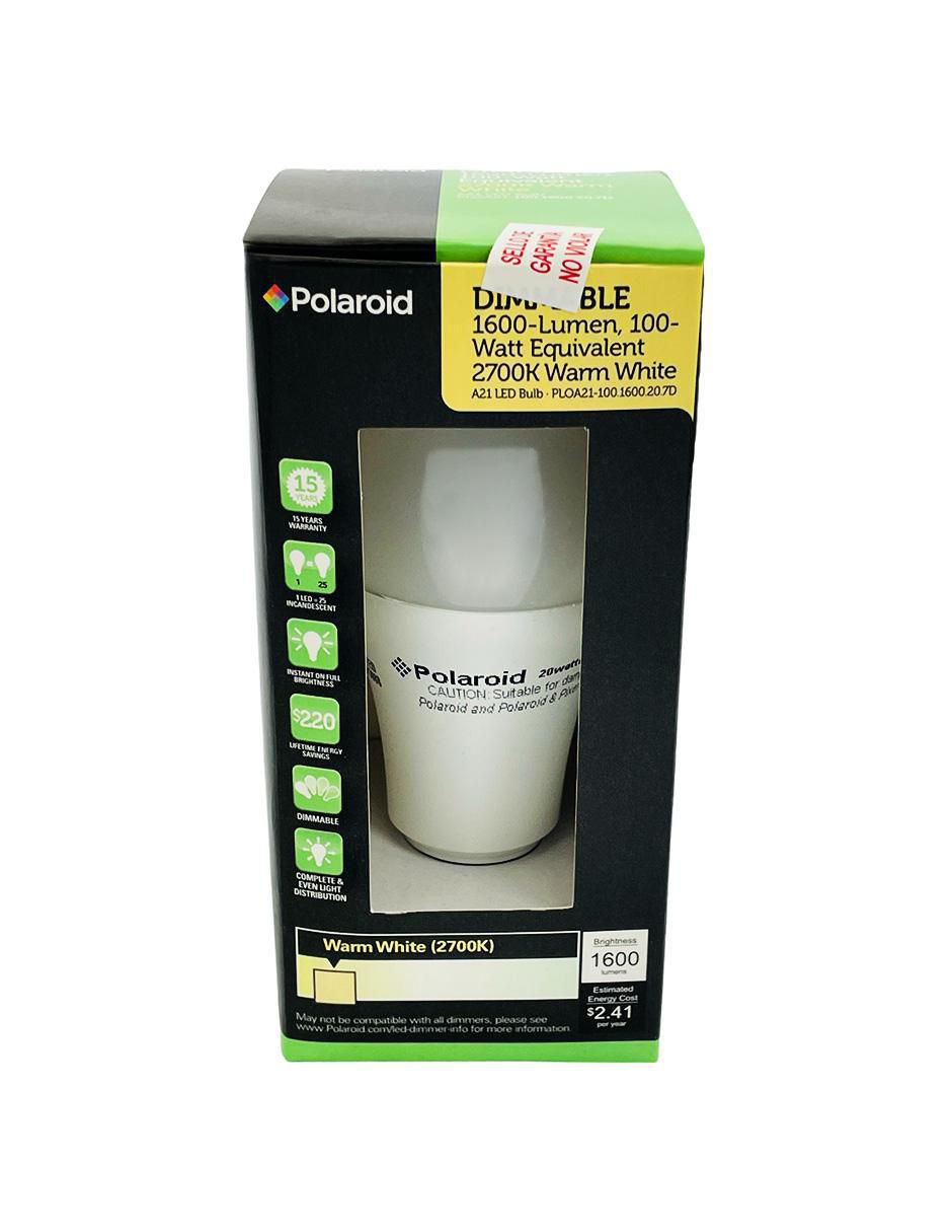 Set de focos incandescente 20 W de consumo 100 W de iluminación 1600 lm lúmenes 3