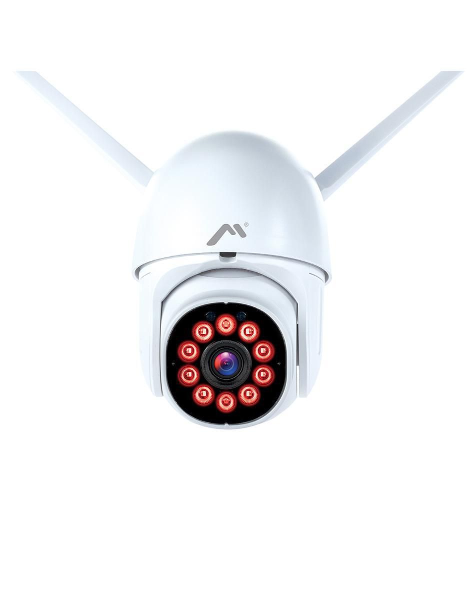 Cámara Wi-Fi de seguridad inalámbrica HD 10° a 90° con capacidad para grabar visión nocturna para interior y exterior 2