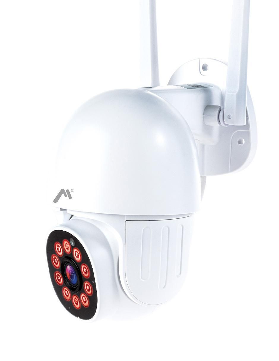 Cámara Wi-Fi de seguridad inalámbrica HD 10° a 90° con capacidad para grabar visión nocturna para interior y exterior 5
