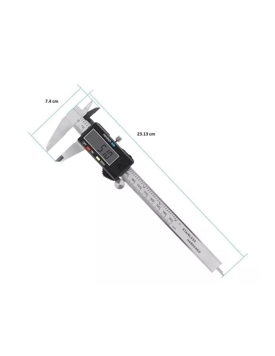 Calibrador de acero inoxidable Lab G 4