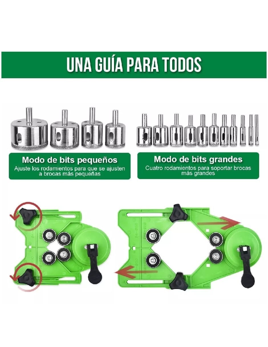 Juego de brocas para concreto con 16 piezas 3