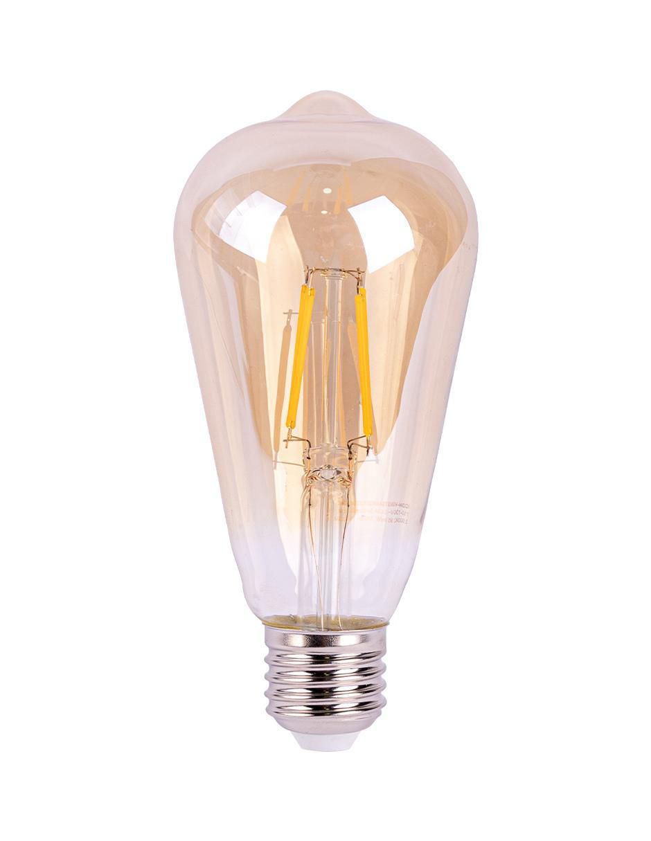 Foco vintage 4 W de consumo 4 W de iluminación 350 lúmenes