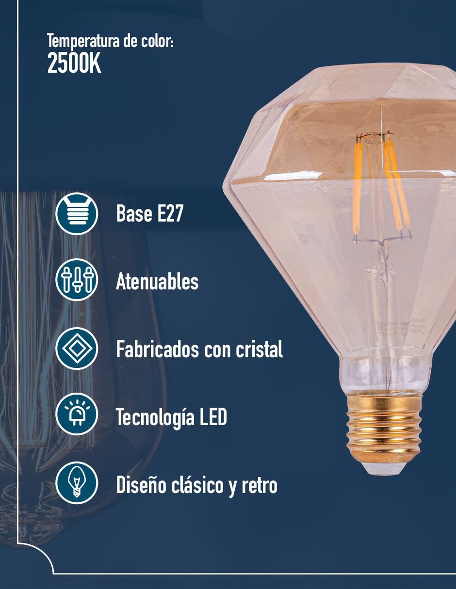 Foco vintage 4 W de consumo 300 lúmenes 3