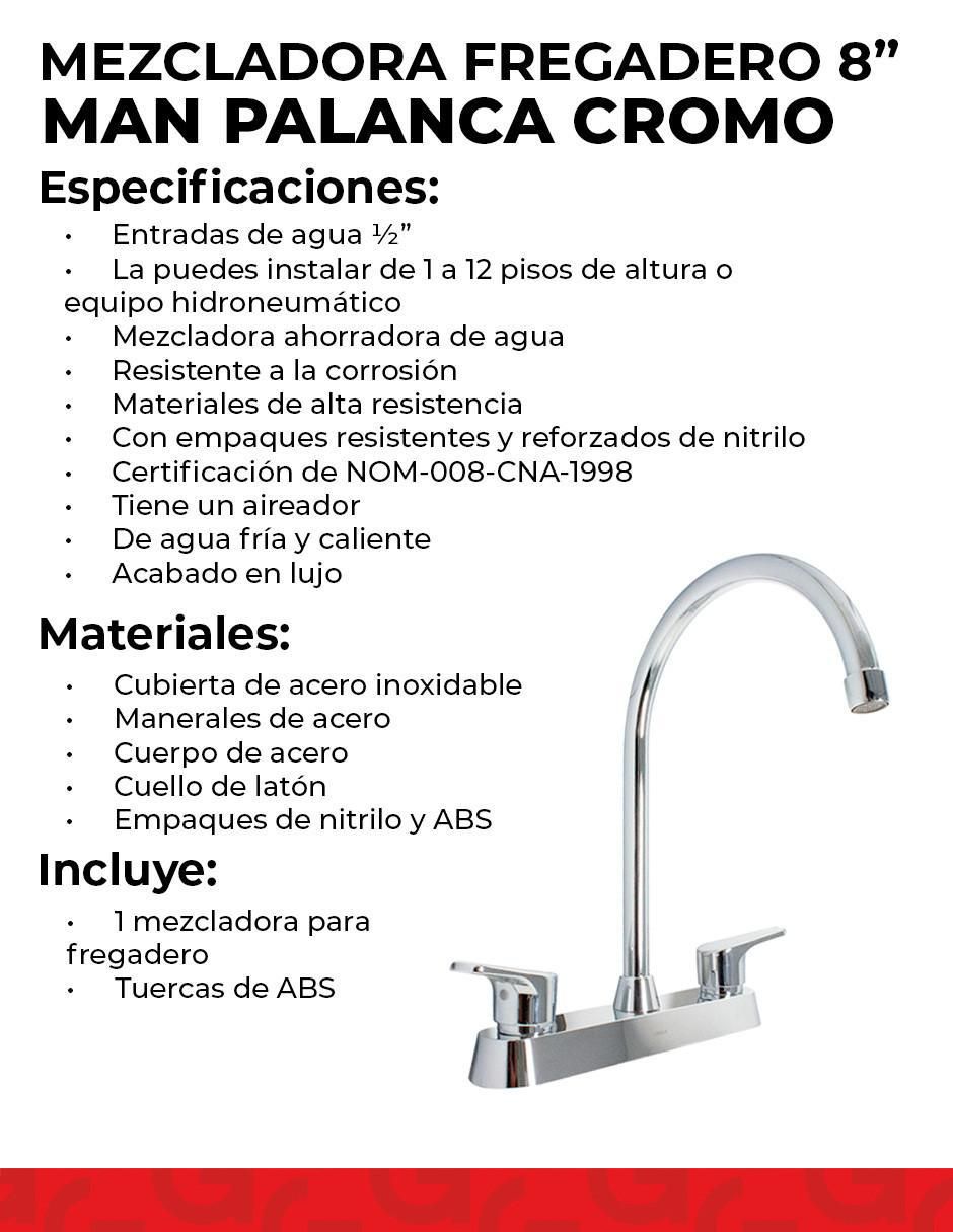 Llave mezcladora para cocina 4
