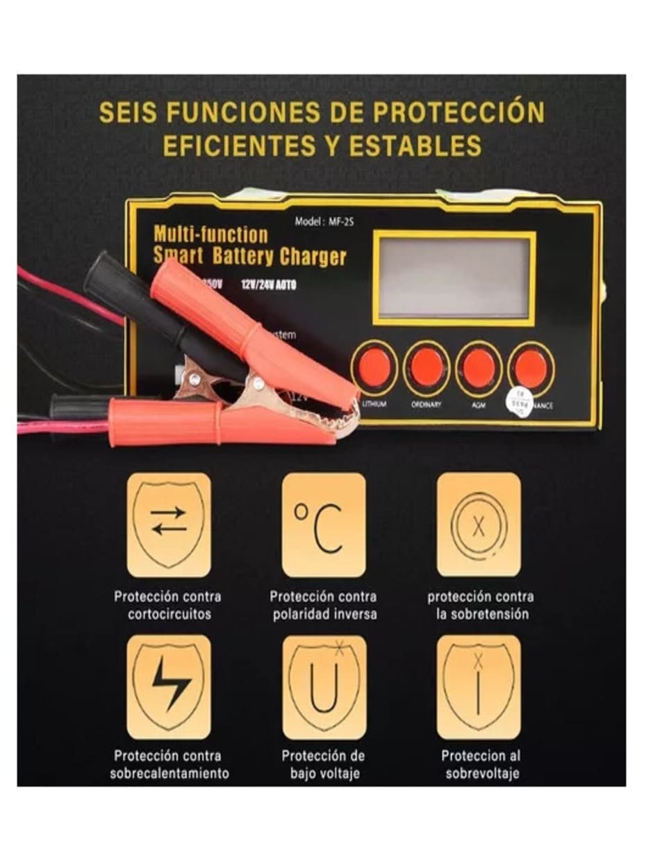 Batería portátil 200 mAh cargador de batería 3