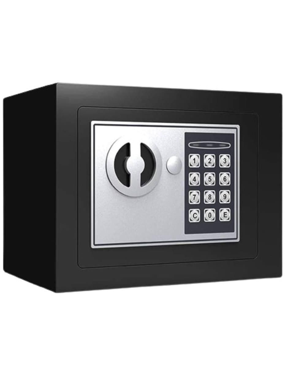 Caja Fuerte Digital Mini Marca Xe Seguridad Modelo De Apertura Con Código  Numérico Y Llave - Color Negro