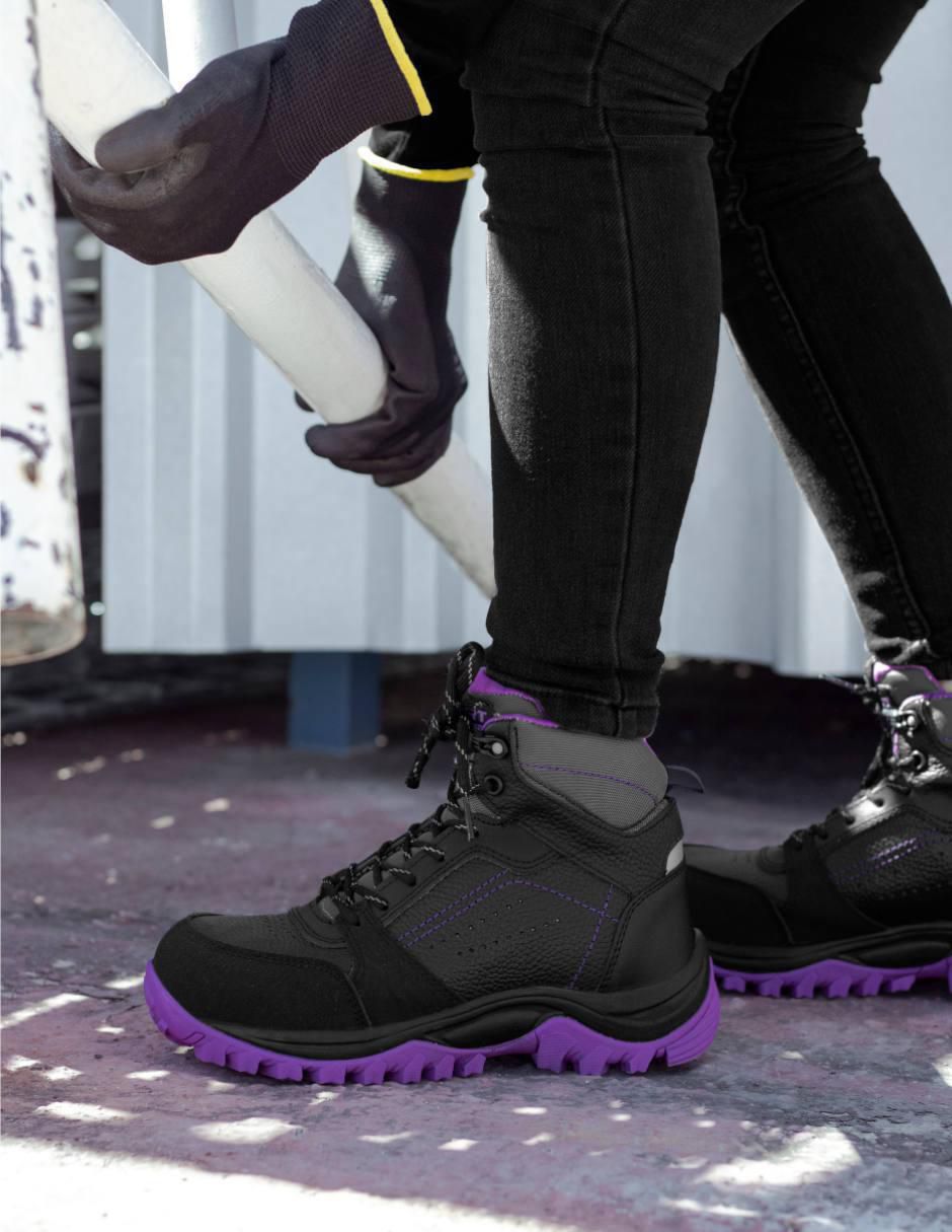 Bota industrial de cuero y piel 3