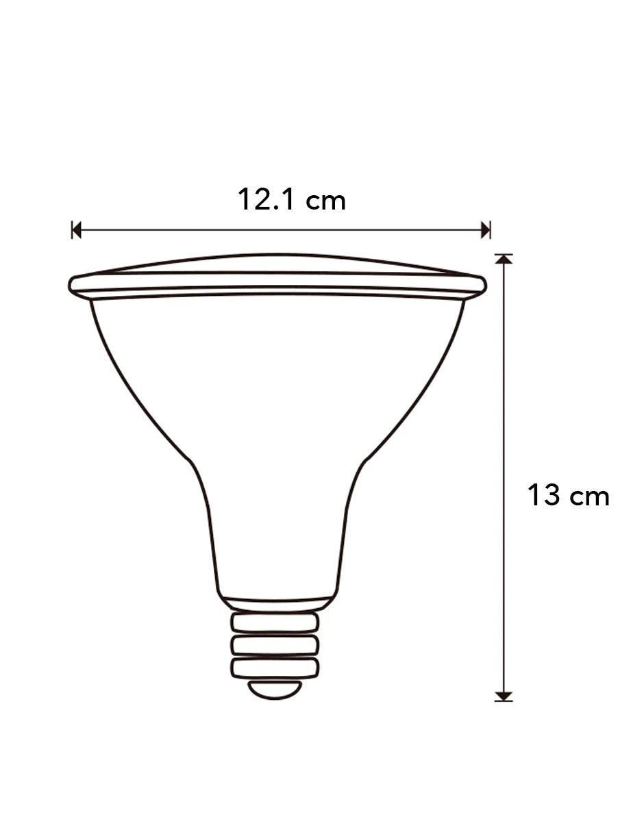 Foco LED 15 W de consumo 15 W de iluminación 97 lm lúmenes 7
