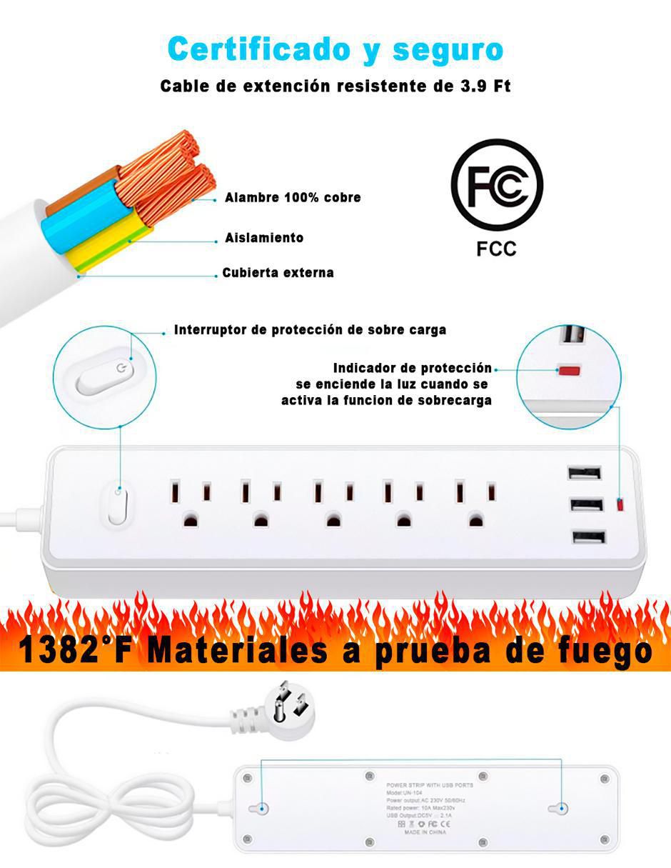 Multicontacto de 8 contactos 3