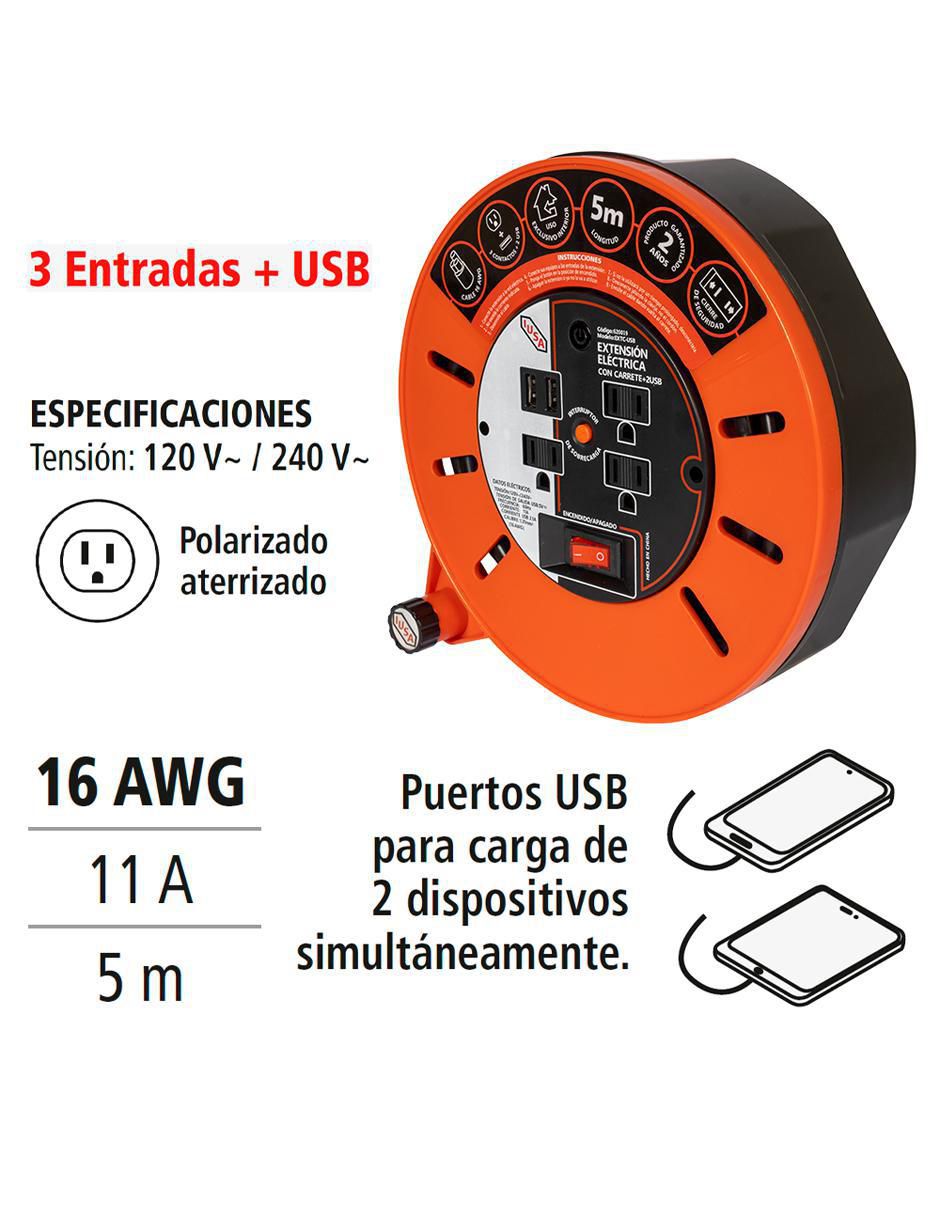 Extensión eléctrica 5 m 4