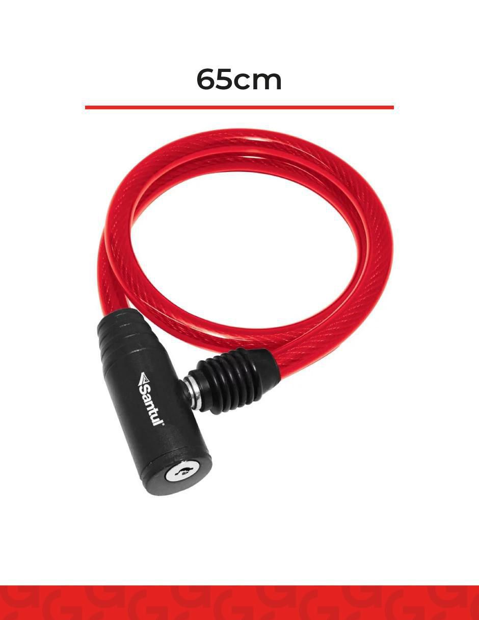 Candado de cable de llave