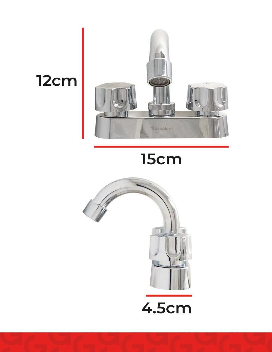 Llave mezcladora para lavabo 5