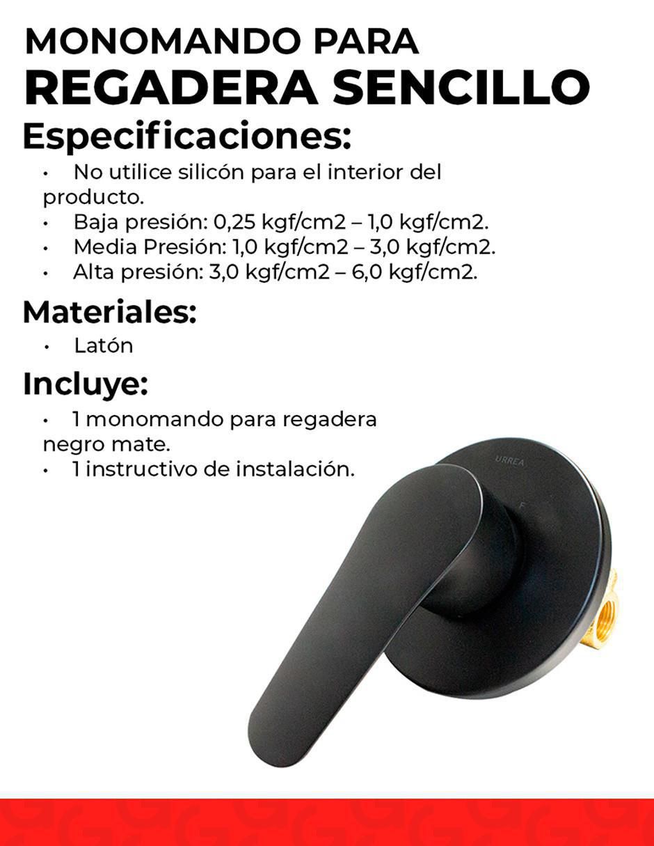 Monomando para regadera 7
