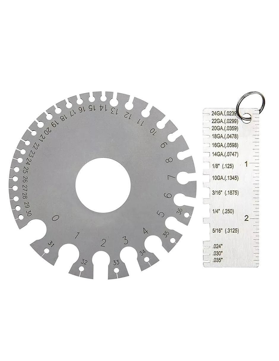 Calibrador de acero inoxidable