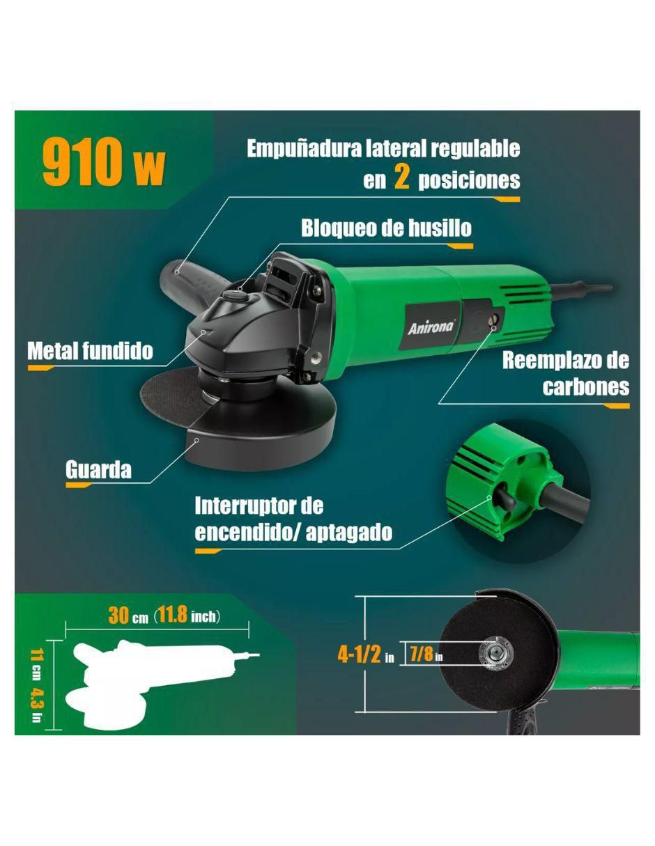 Esmeril eléctrico Anirona 100 - 120 V 4