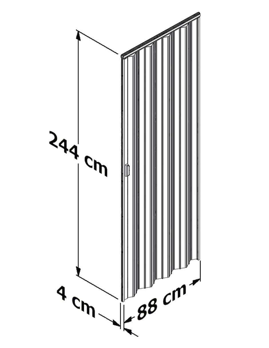Puerta plegable MED 8