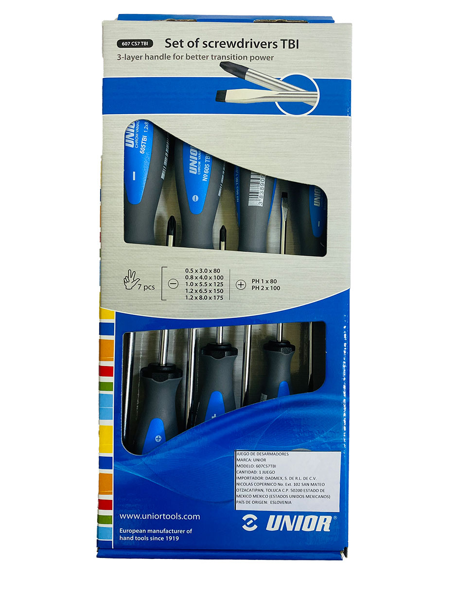 Set de desarmadores 611986 7 piezas 2