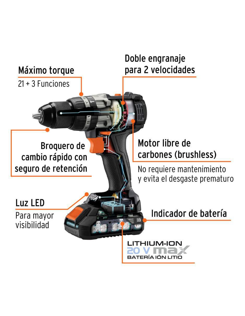 Rotomartillo y atornillador MAXCOM-20 40 W 3