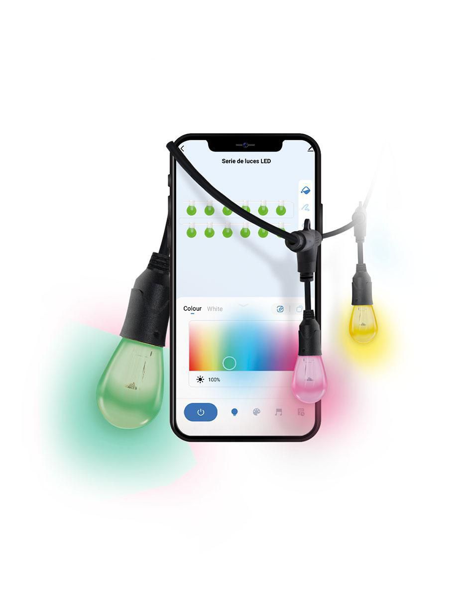 Serie de focos LED Smart Home LC-1352 con 12 focos 2