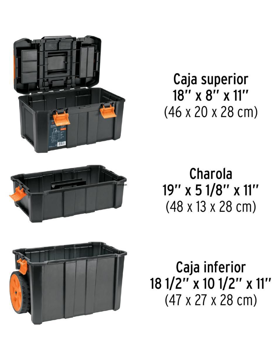 Caja de herramientas 5 compartimentos 2