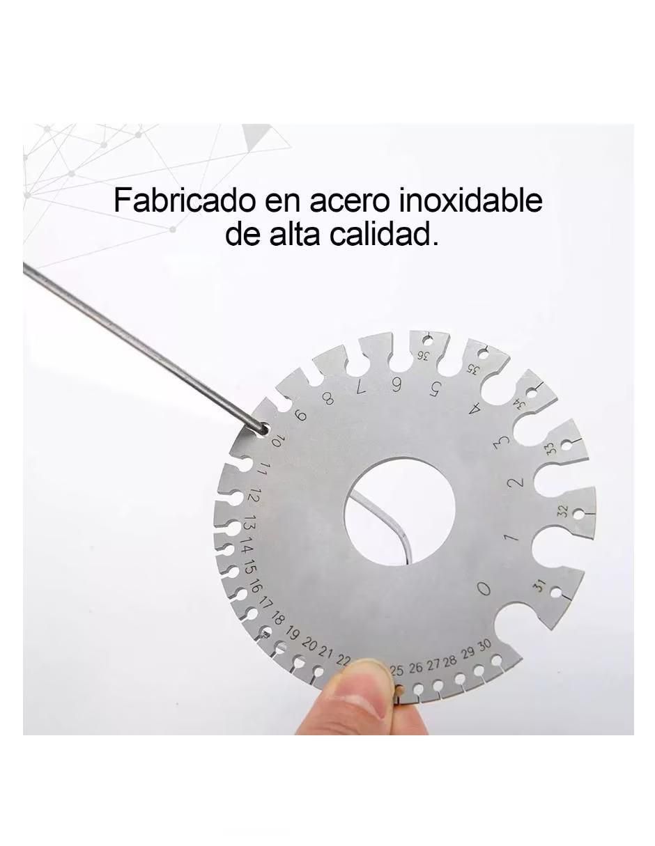 Calibrador de acero inoxidable 2