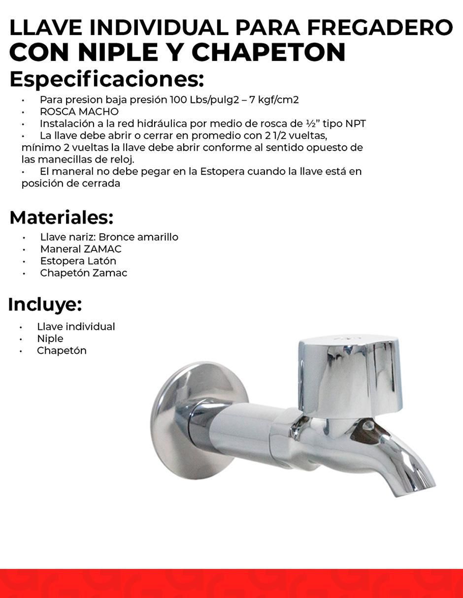 Llave mezcladora para cocina 5
