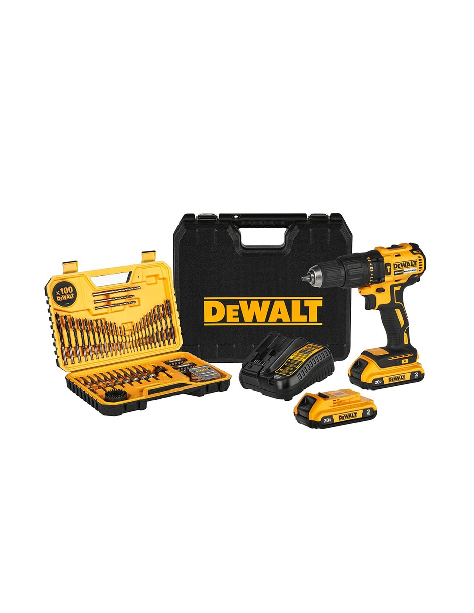 Set taladro atornillador inalámbrico DCD7781S2A-B3 de 100 - 240 V