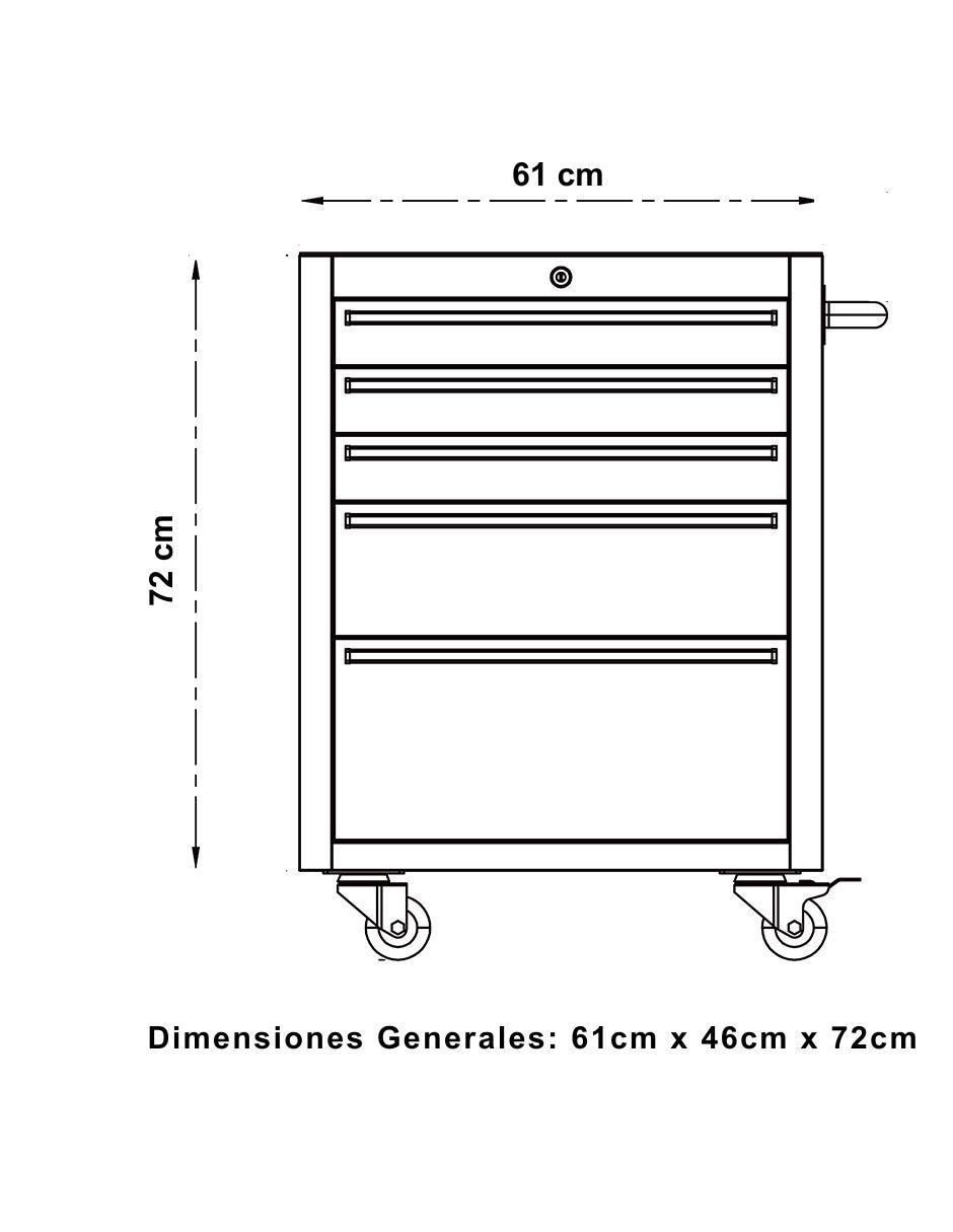 Caja de herramientas 5 compartimentos 10