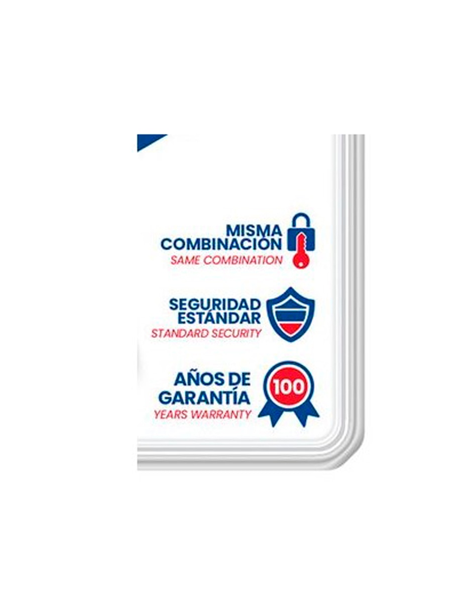 Candado común de llave 3