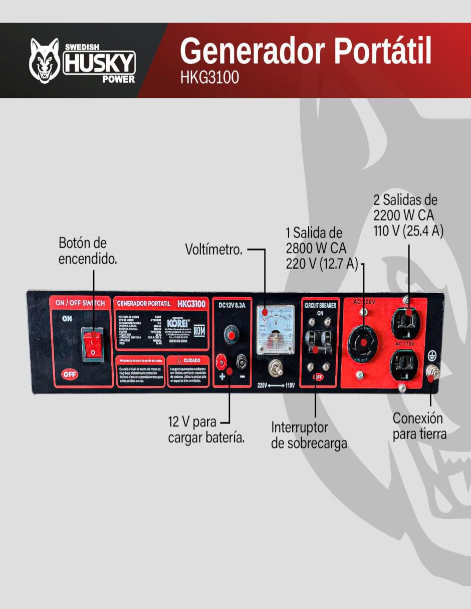 Generador de gasolina 4
