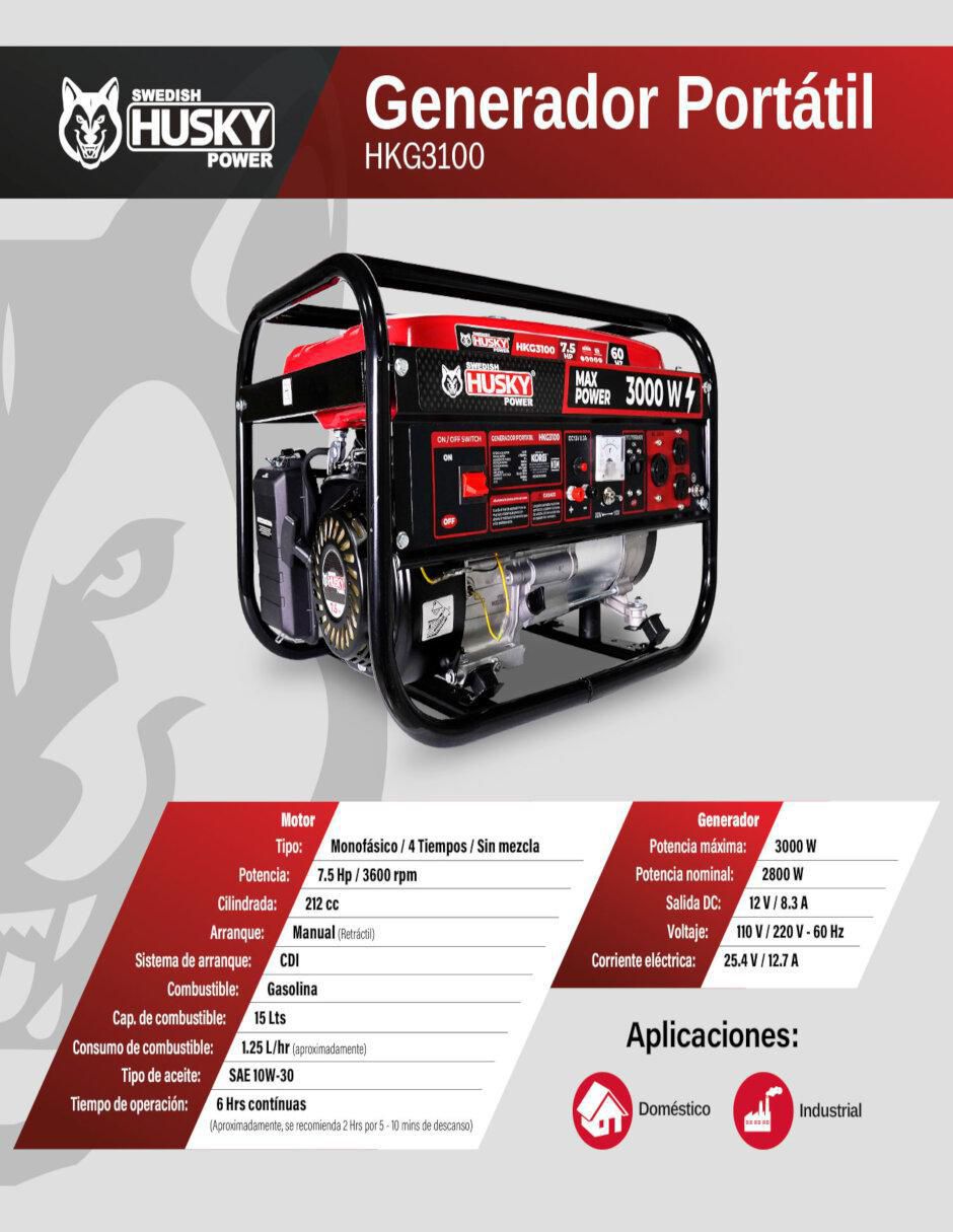 Generador de gasolina 5
