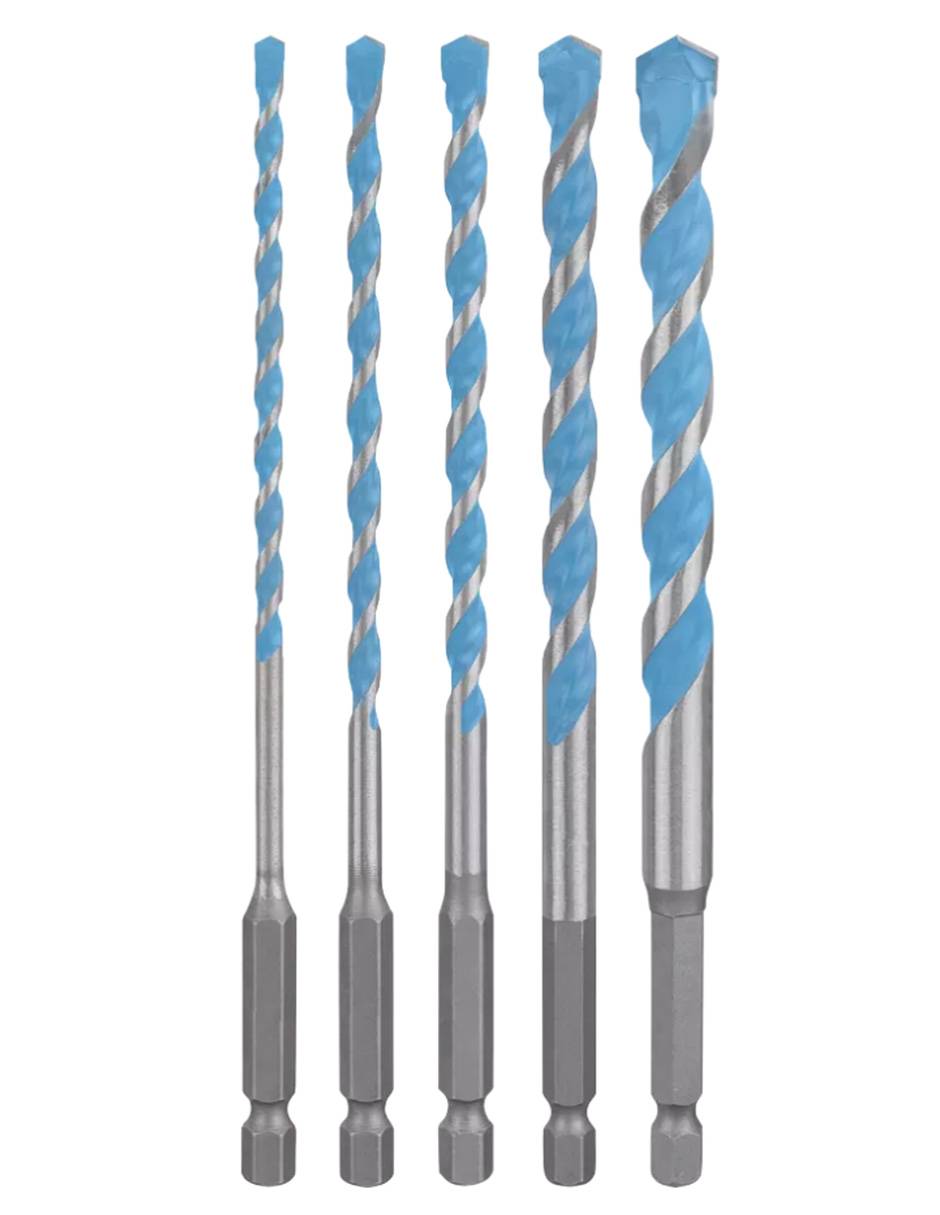 Juego de brocas para concreto con 5 piezas 2