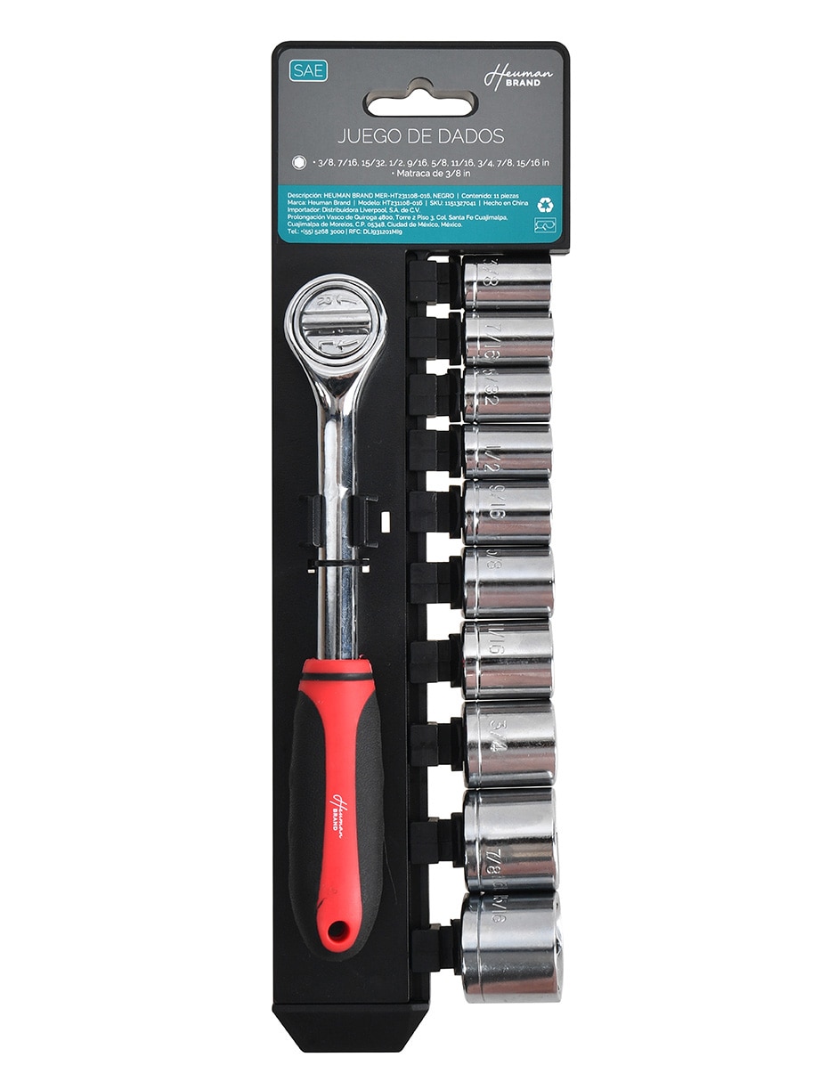 Juego de dados MER-HT231108-016 11 piezas 3